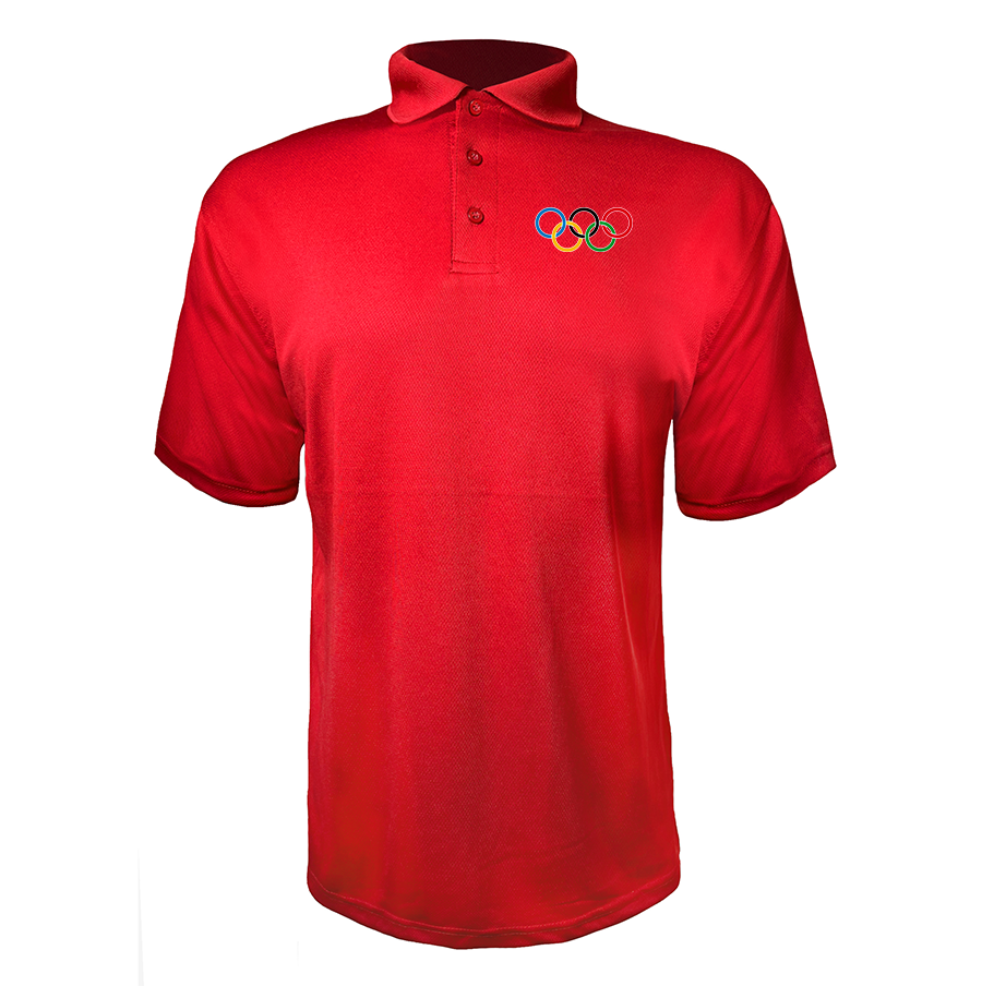 Men's Olympics Rings Polyester Polos