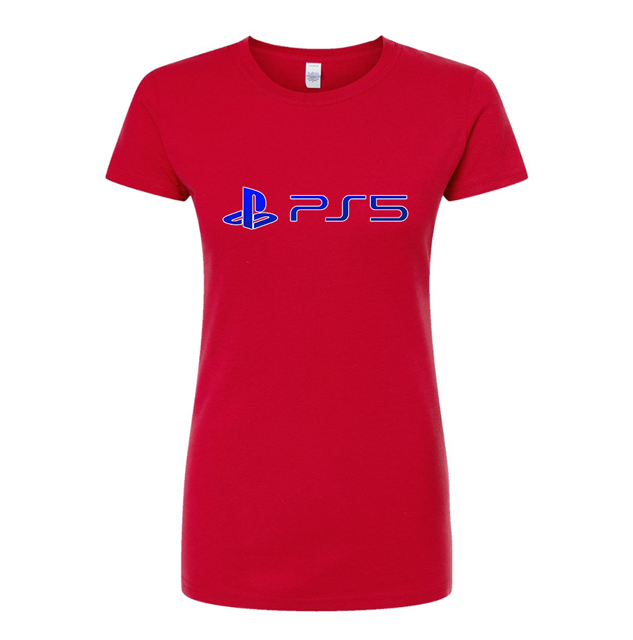 Women's Play Station PS5 Round Neck T-Shirt