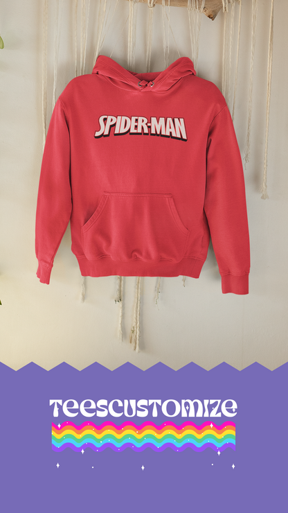 Youth's Spider Man Gildan Heavy Blend Hooded Sweatshirt