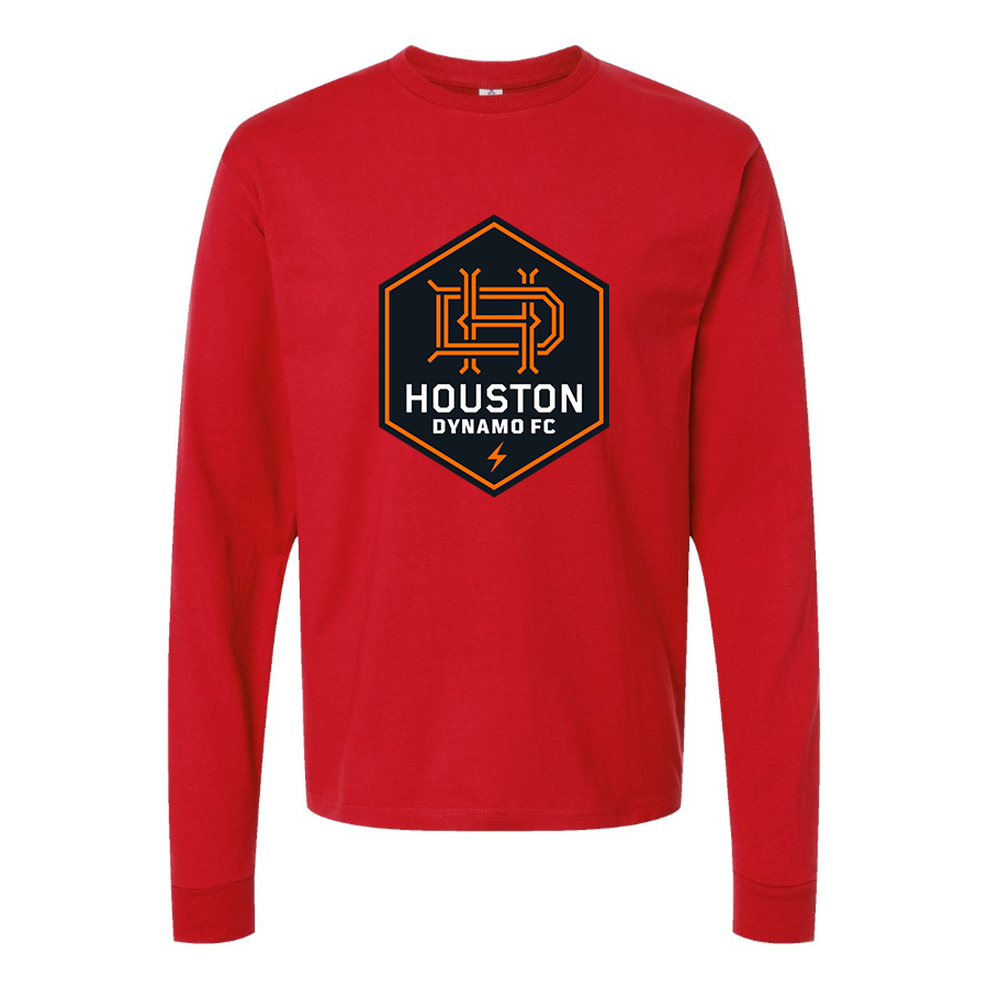 Men's Houston Dynamo FC Long sleeves T-Shirt