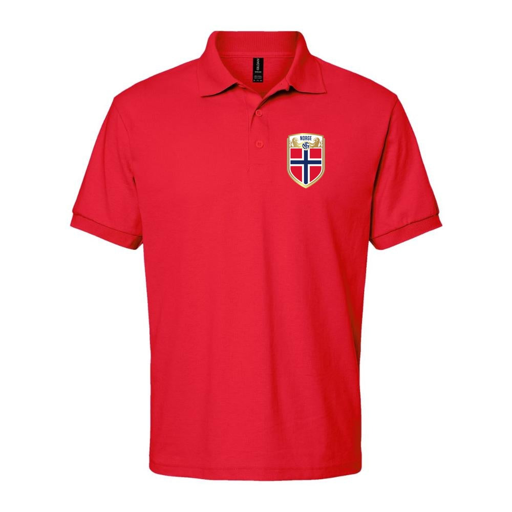 Men's Norway Soccer Dry Blend Polo
