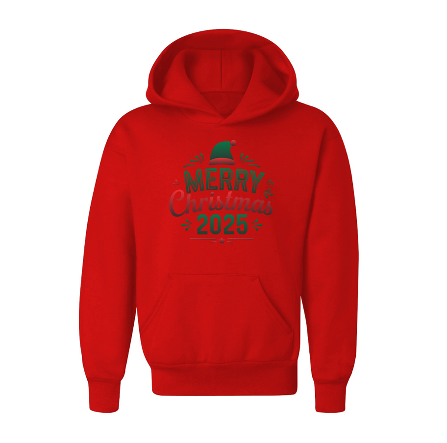 Youth's Merry Christmas 2025\ Pullover Hoodie