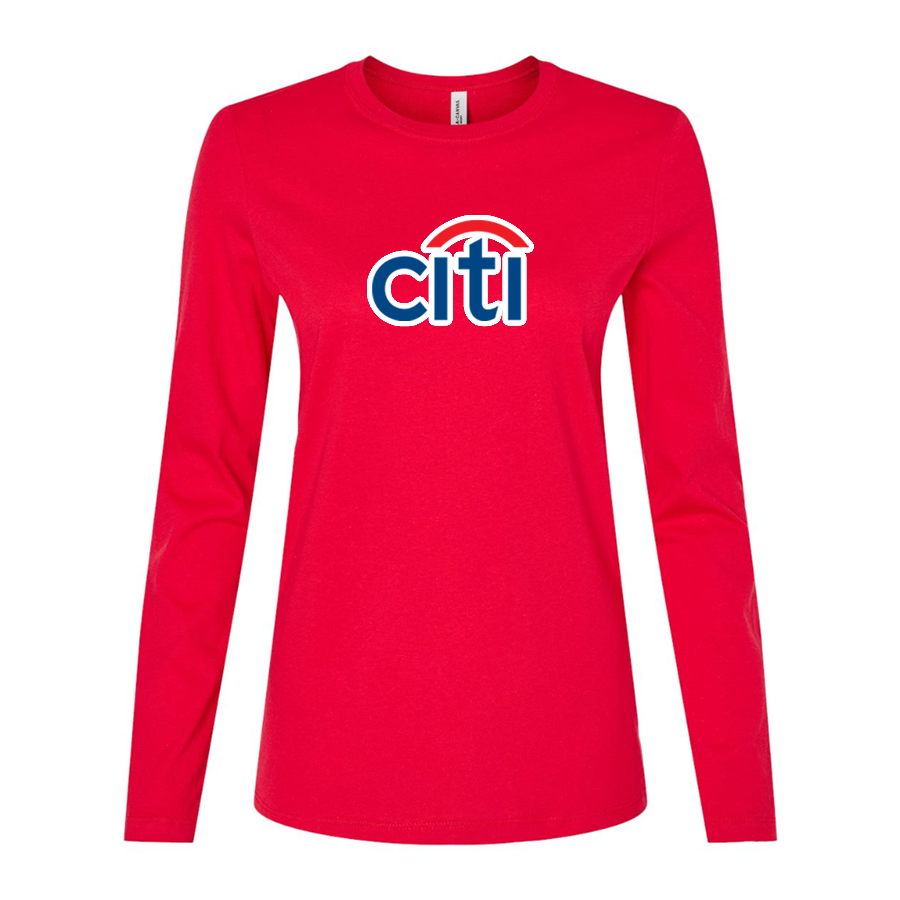 Women's Citi Bank Long Sleeve T Shirt