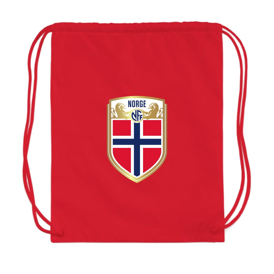 Norway Soccer Drawstring Bag