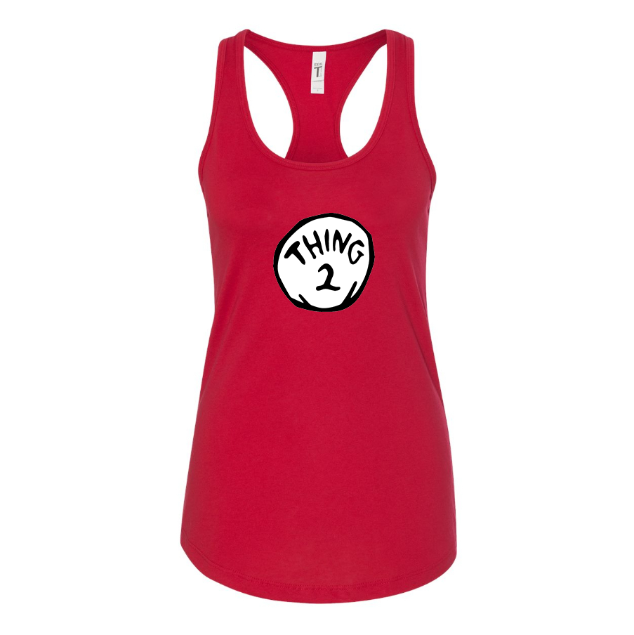 Women's Dr. Suess Thing 2 Racerback Tank Top