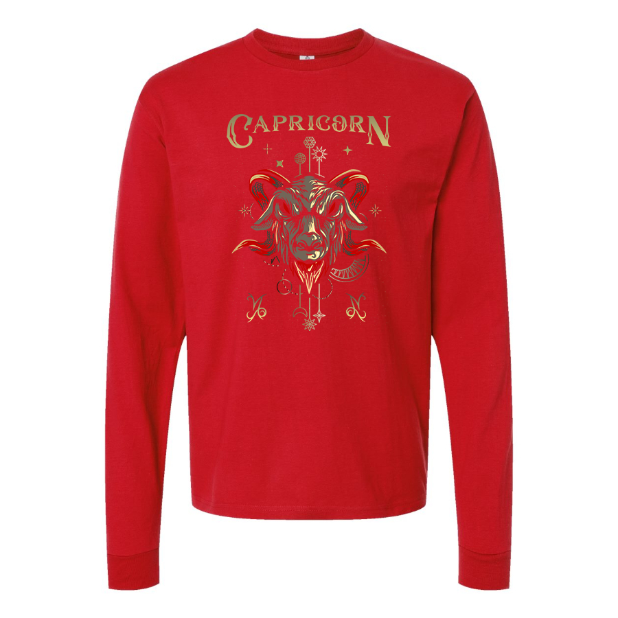 Men's Capricorn Zodiac sign Long sleeves T-Shirt