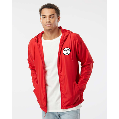 Men's Dr. Suess Thing 2 Independent Trading Co Lightweight Windbreaker Full-Zip Jacket