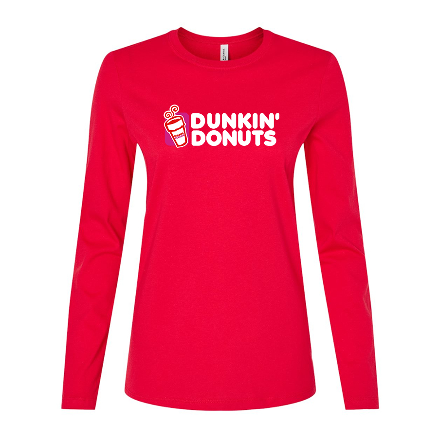 Women's Dunkin Donuts  Long Sleeve T-Shirt