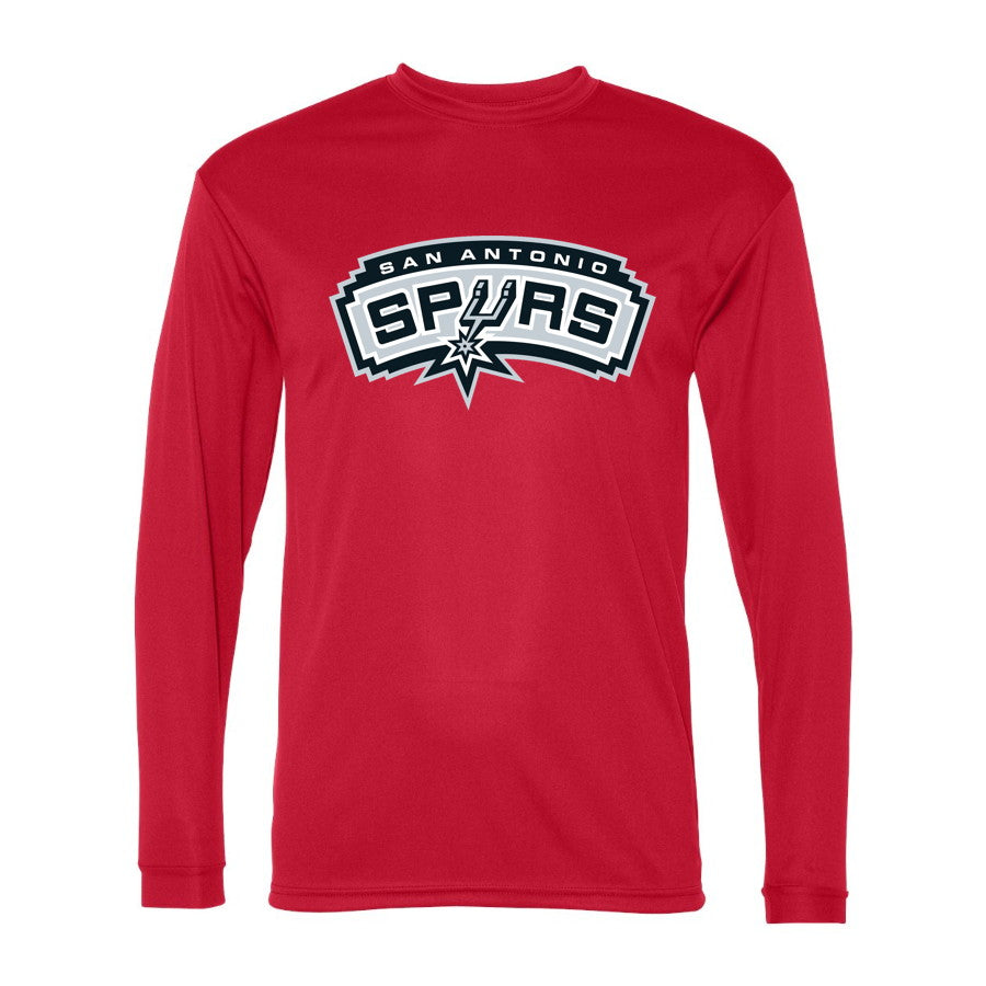 Men's San Antonio Spurs Polyester Long Sleeve T-Shirt