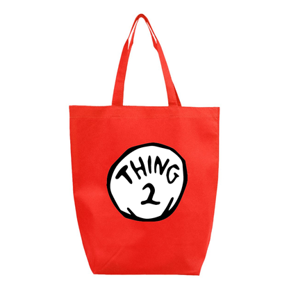 Dr. Suess Thing 2 Q-Tees Non-Woven Gusset Bottom Tote