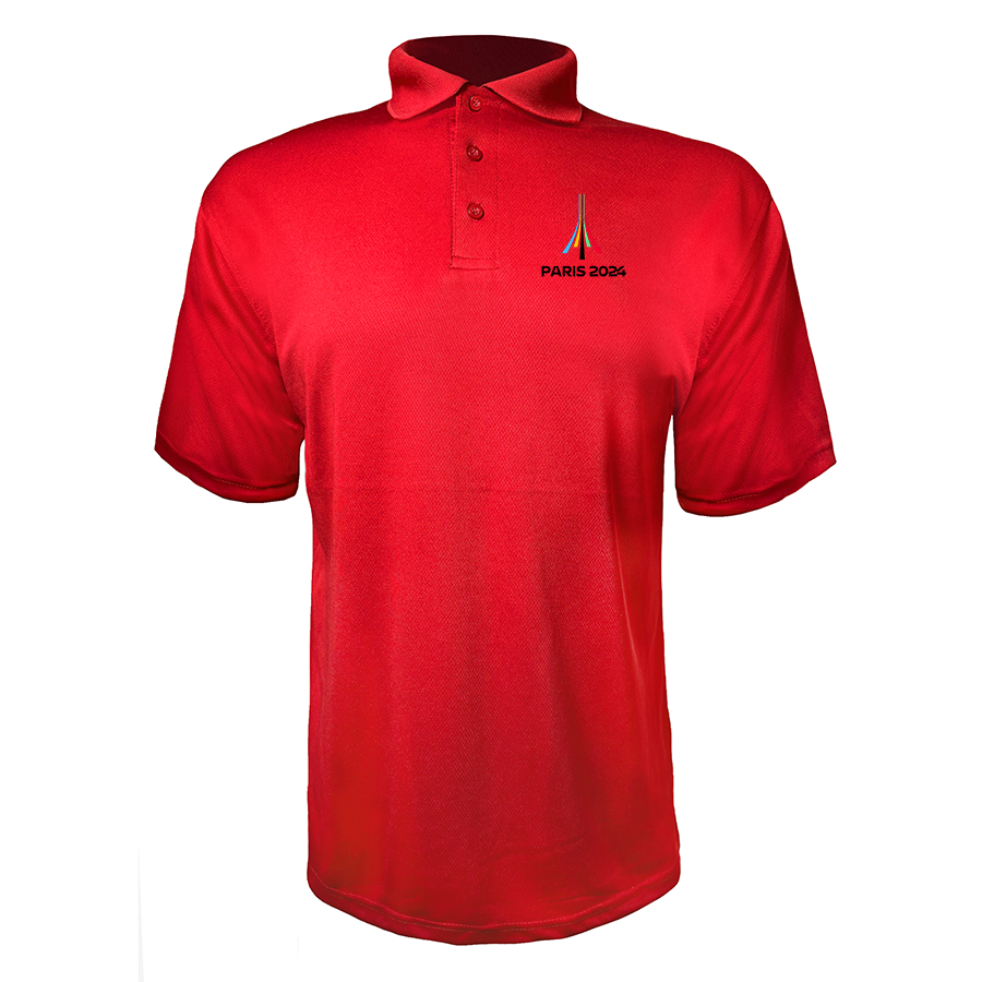 Men's Olympia Paris 2024  Polyester Polos