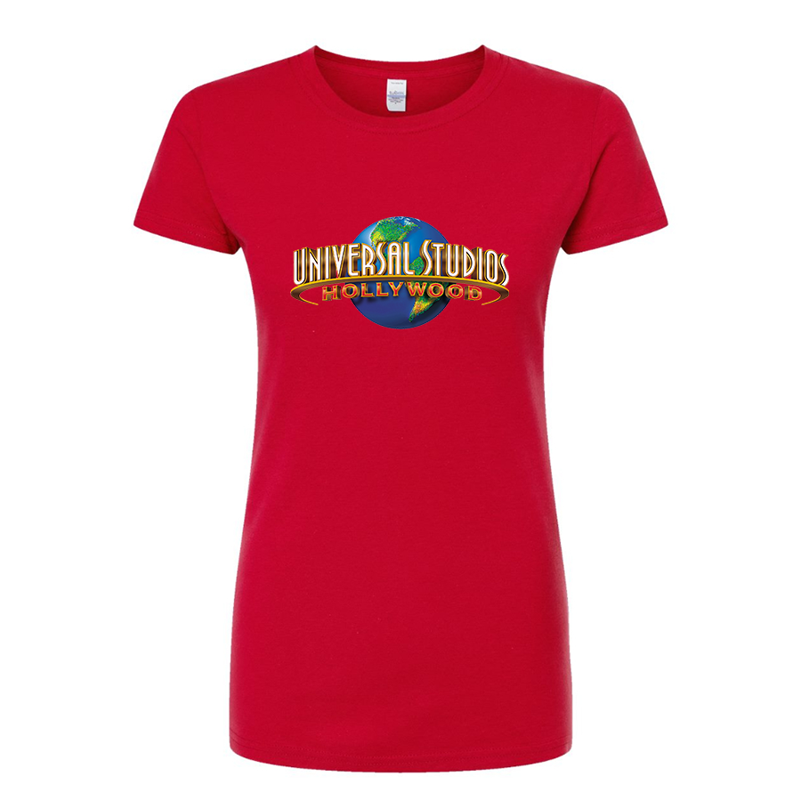 Women's Universal Studio Hollywood Round Neck T-Shirt