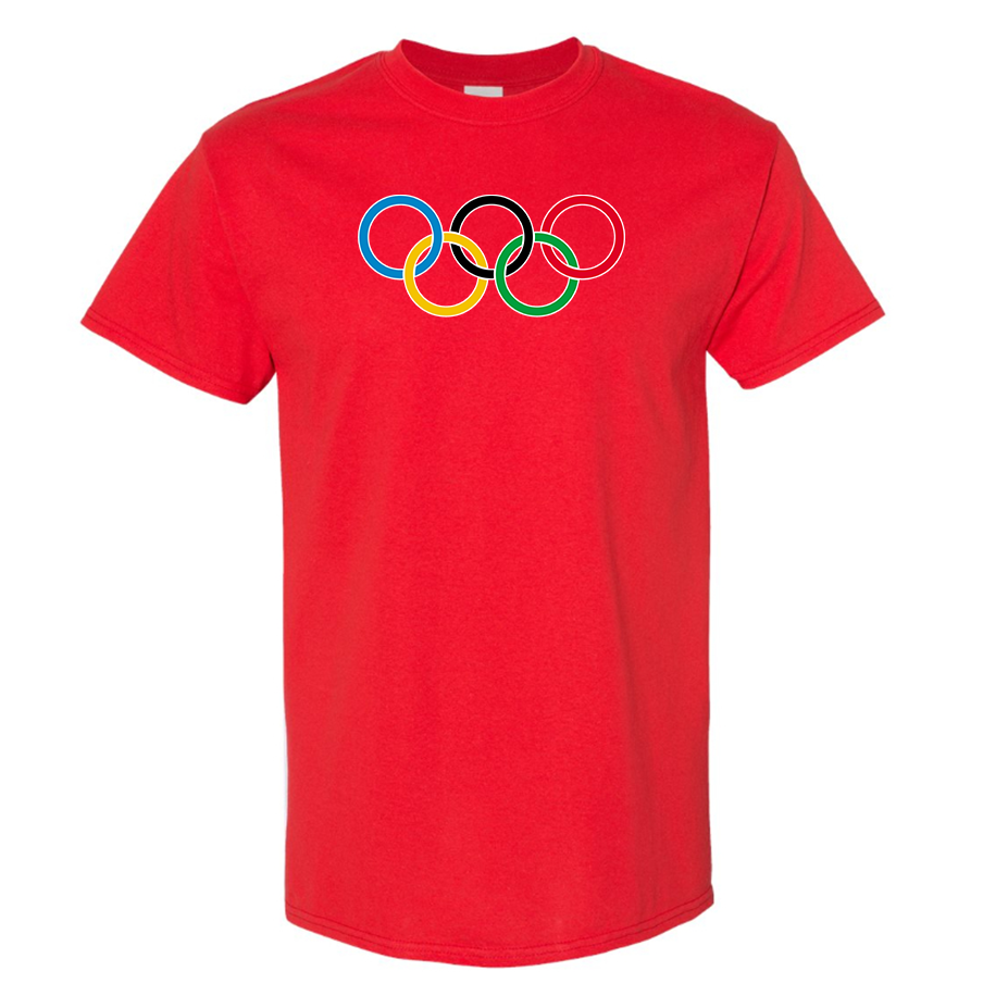 Men's Olympics Rings Cotton T-Shirt