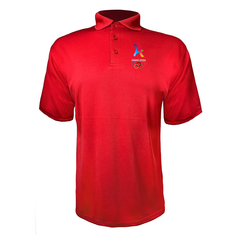 Men's Paris 2024 Olympics Polyester Polos