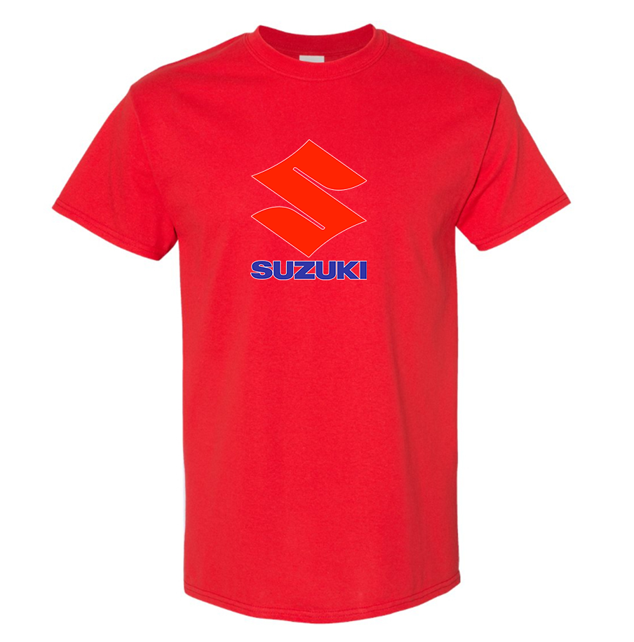 Men's Suzuki Bike Motorcycle Cotton T-Shirt