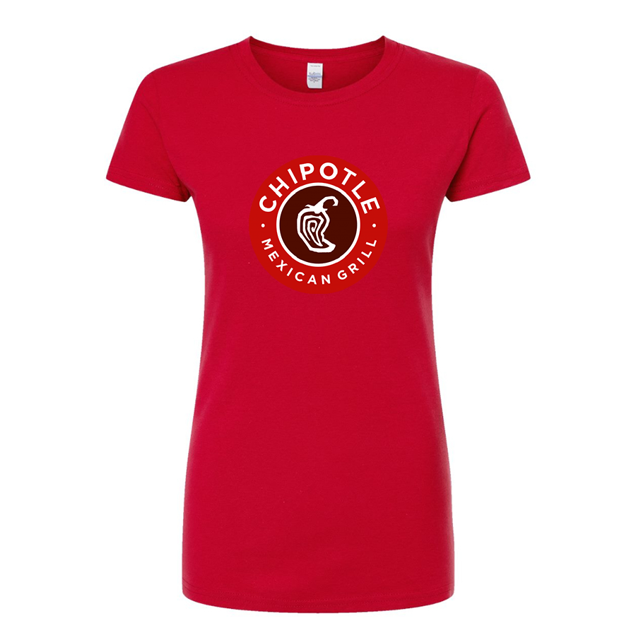 Women's Chipotle Mexican Grill Round Neck T-Shirt