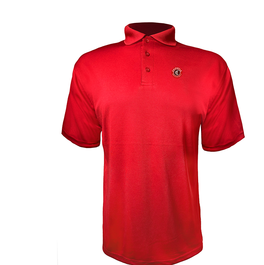 Men's Chipotle Mexican Grill Polyester Polos