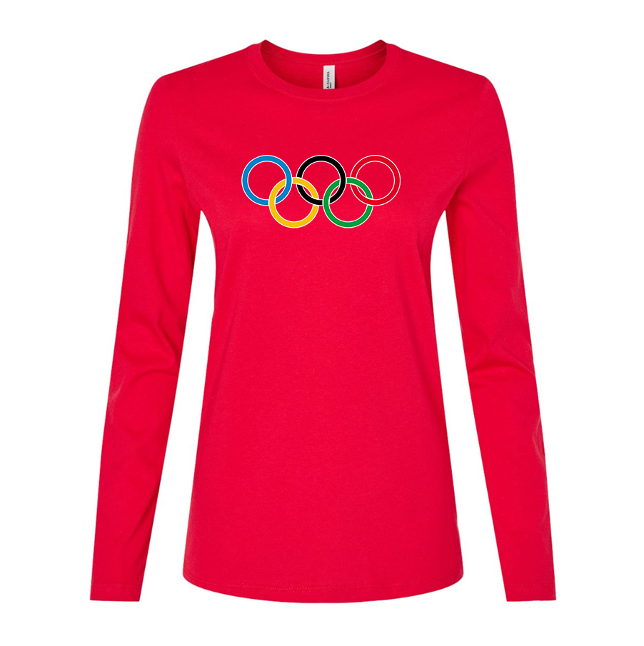 Women's Olympics Rings Long Sleeve T-Shirt