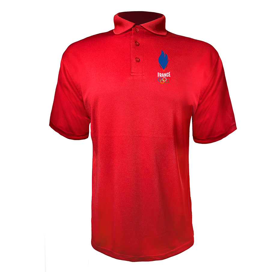 Men's France Olympia 2024 Polyester Polos