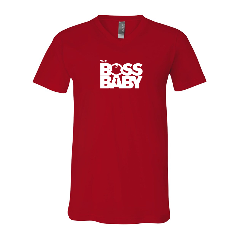 Boss Baby BELLA  CANVAS  Jersey V-Neck Tee