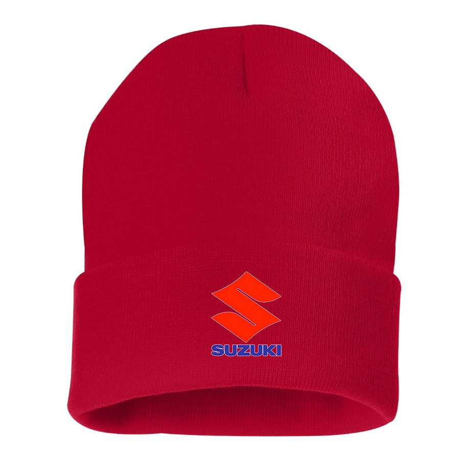 Suzuki Bike Motorcycle Beanie Hat