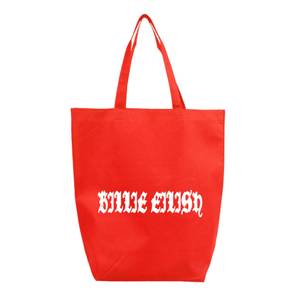 Billie Eilish Q-Tees  Non-Woven Gusset Bottom Tote