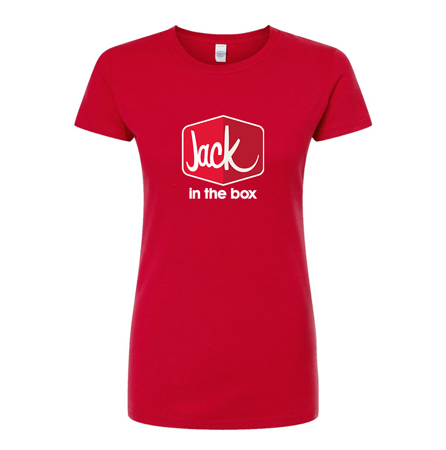 Women's Jack In The Box Round Neck T-Shirt