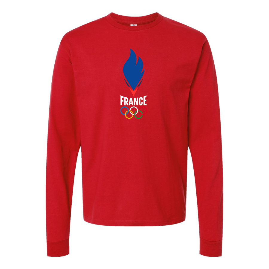 Youth France Olympia 2024 Long sleeves T-Shirt