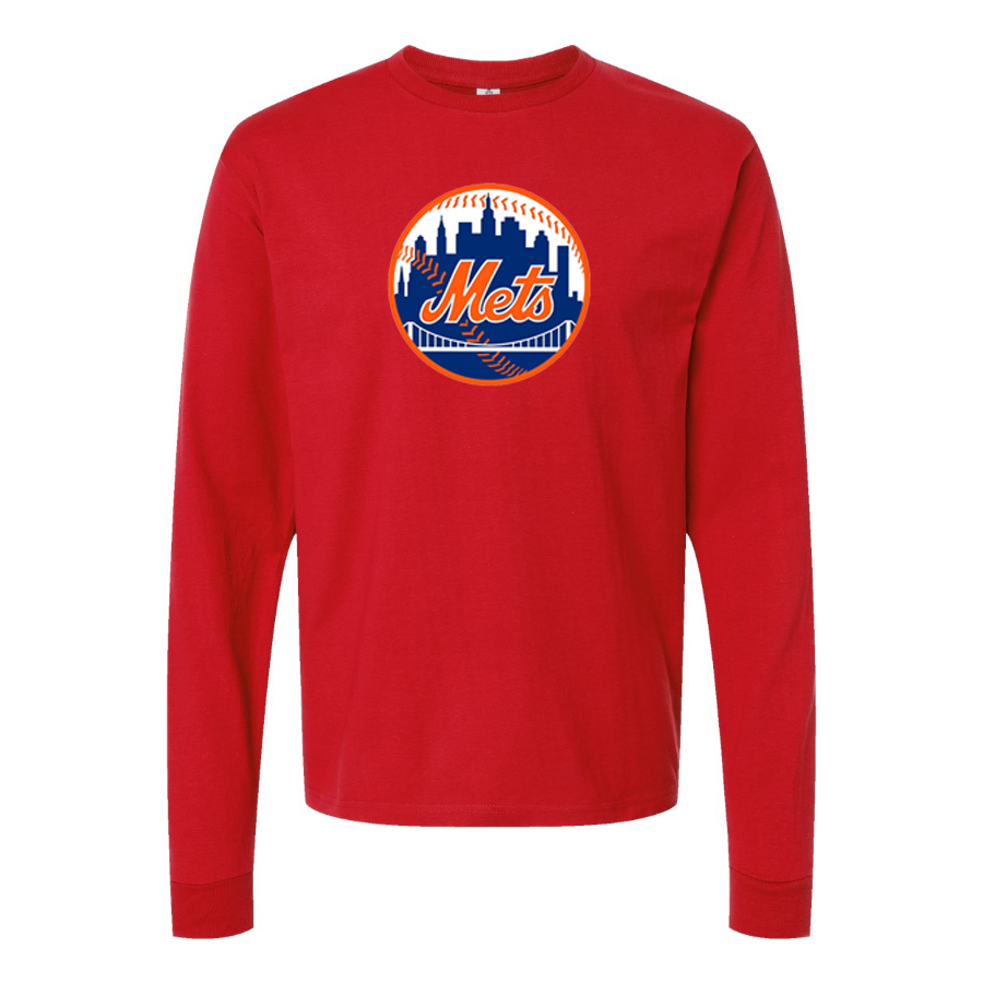 Men's New York Mets Long sleeves T-Shirt