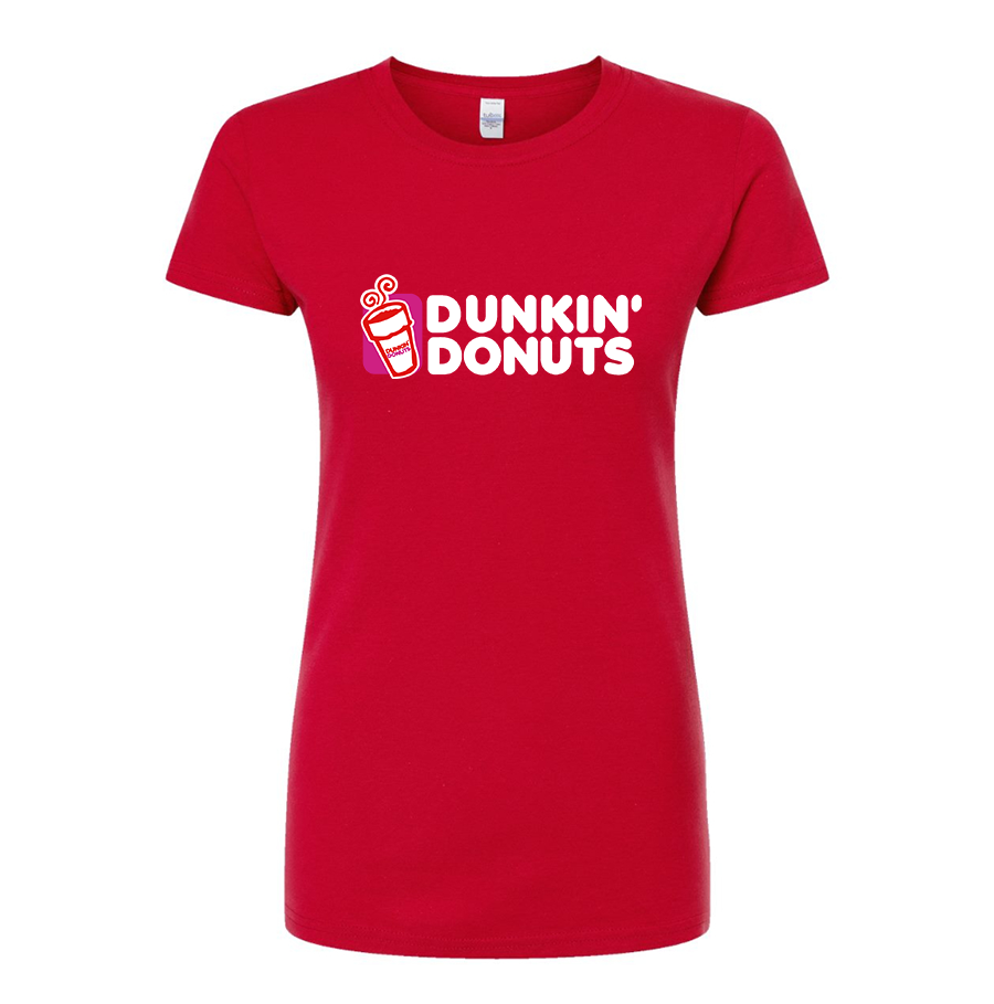 Women's Dunkin Donuts  Round Neck T-Shirt