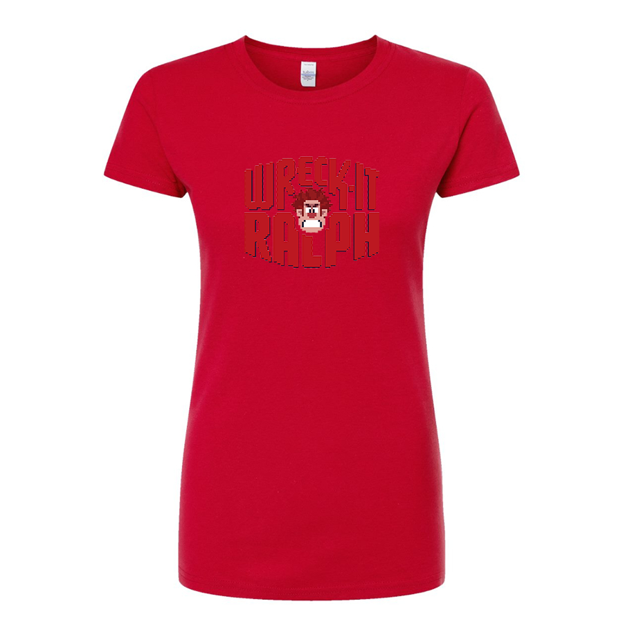 Women's Wreck-It Ralph Round Neck T-Shirt