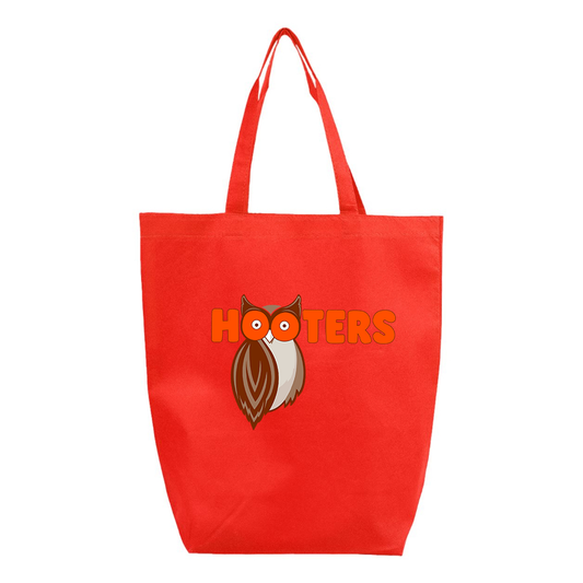 Hooters Q-Tees Non-Woven Gusset Bottom Tote