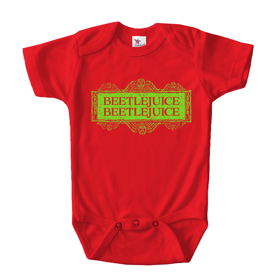 Beetlejuice BeetleJuice Baby Romper Onesie