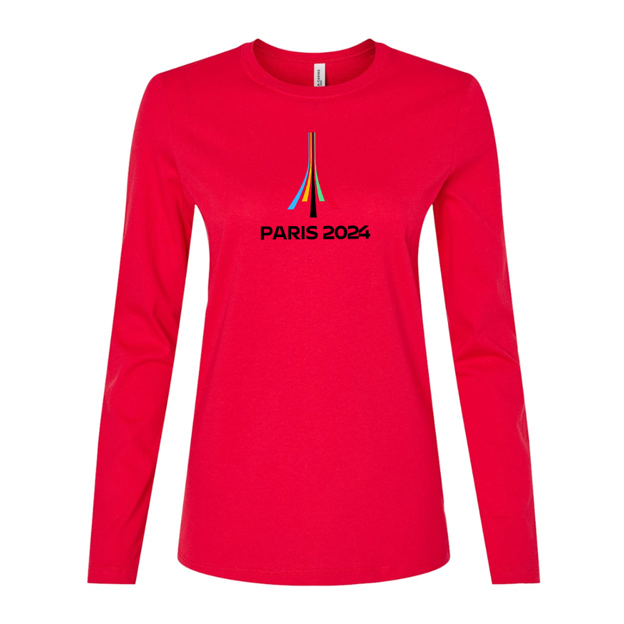 Women's Olympia Paris 2024 Long Sleeve T-Shirt