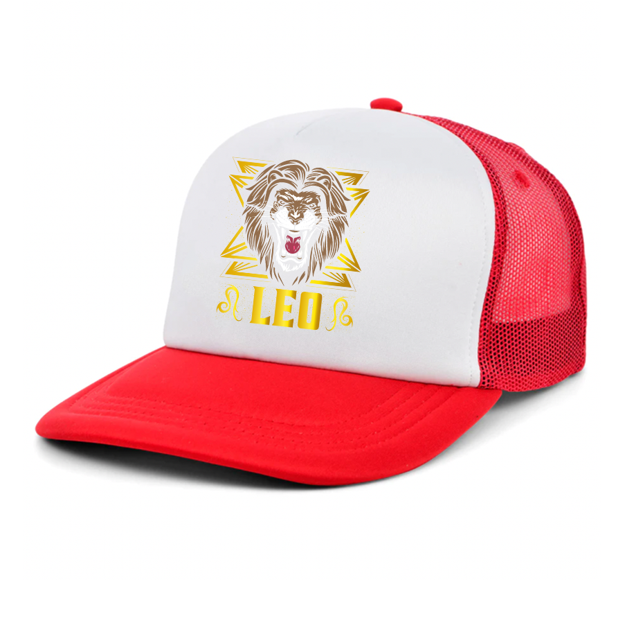 Leo Zodiac Sign Trucker Hat