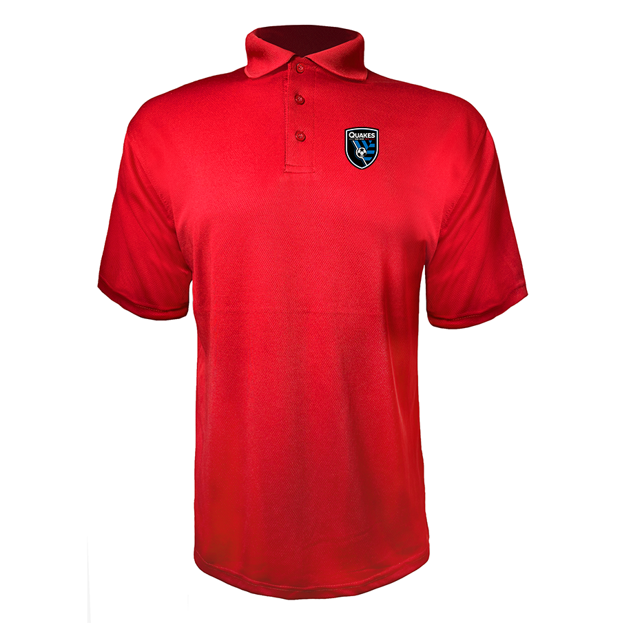 Men's San Joke Earthquakes  Polyester Polos