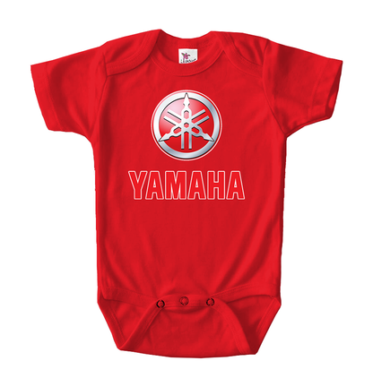 Yamaha Bike Motorcycle Baby Romper Onesie