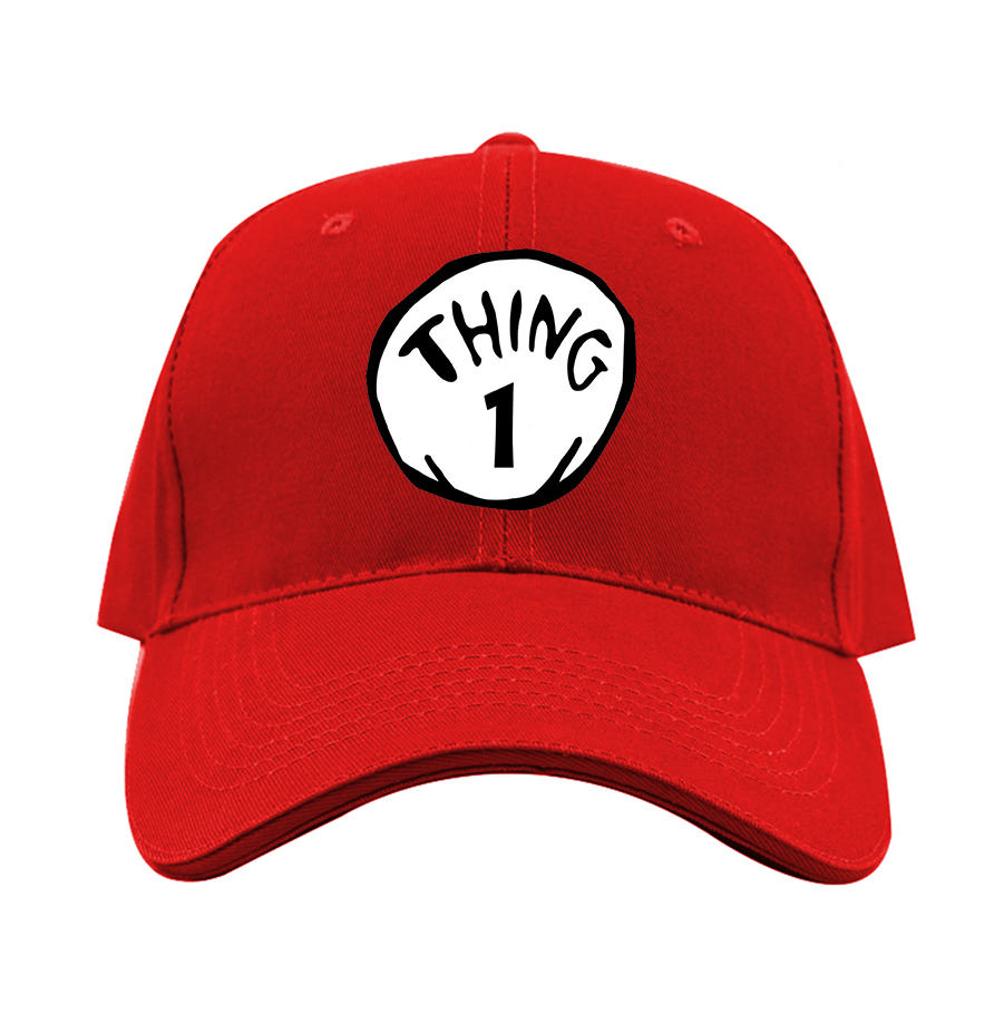 Dr. Suess Thing 1 Dad Baseball Cap Hat