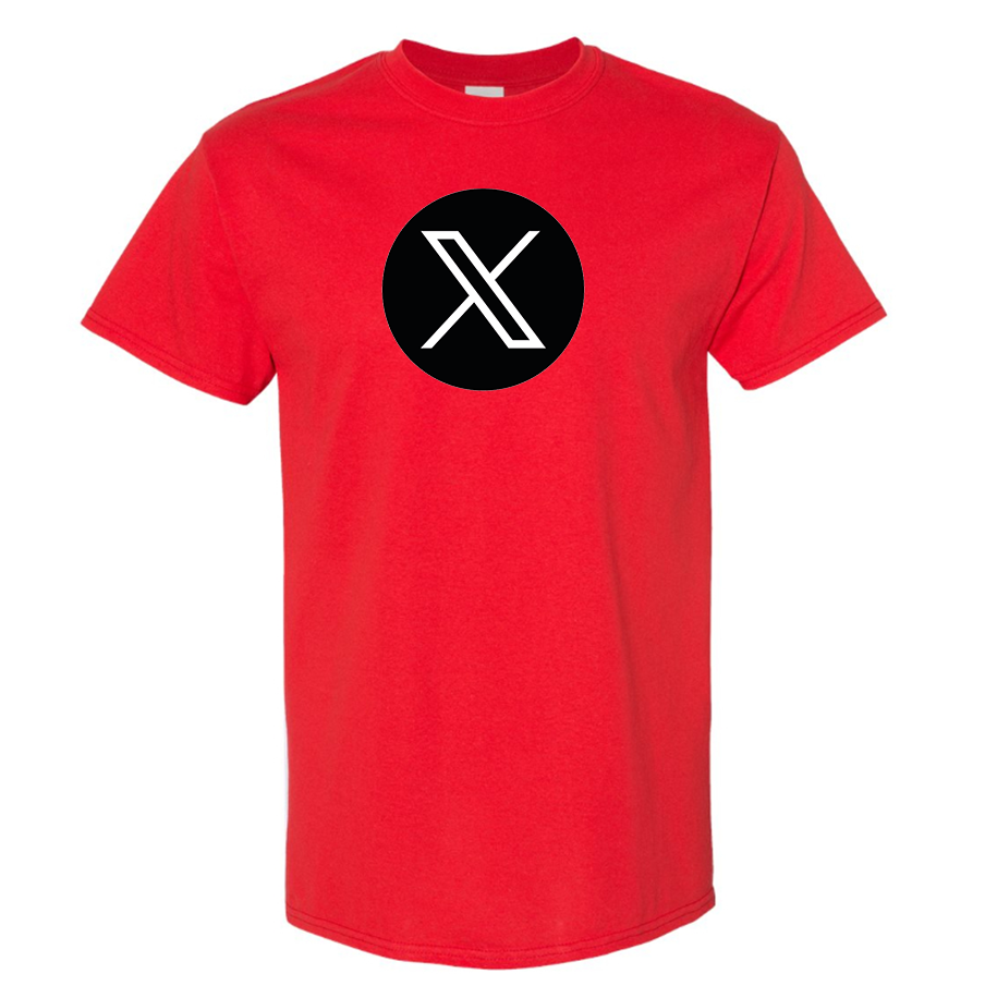 Men's Twitter X Cotton T-Shirt