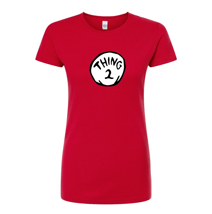 Women's Dr. Suess Thing 2 Round Neck T-Shirt