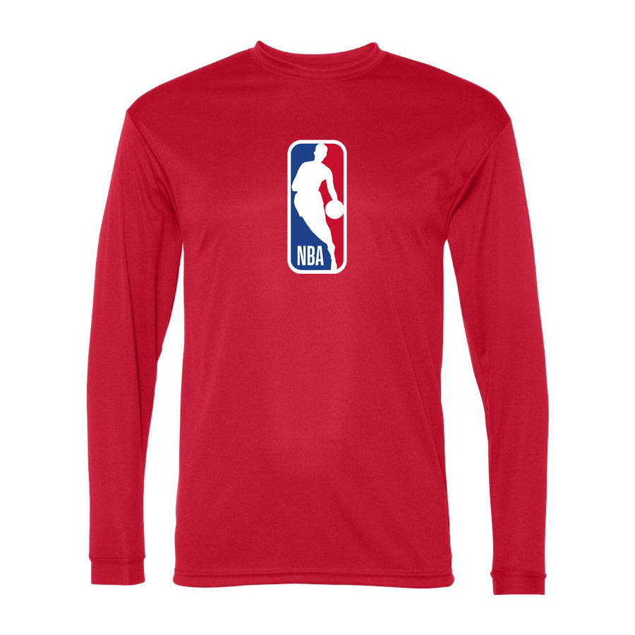 Men's NBA Polyester Long Sleeve T-Shirt
