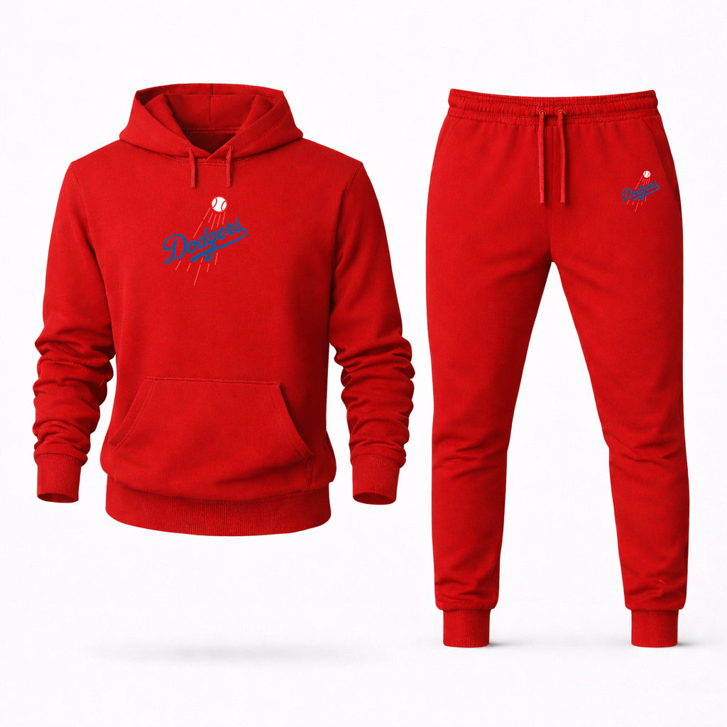 Men's Los Angeles Dodgers Hoodie and Joggers Set