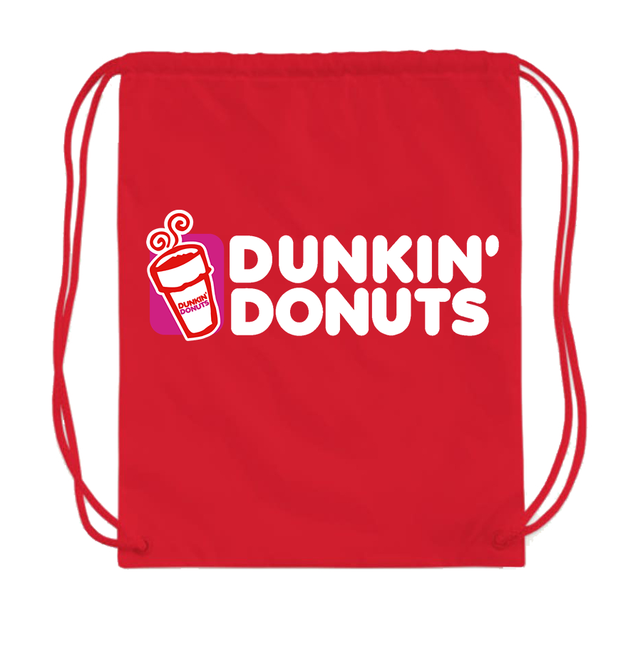 Dunkin Donuts Drawstring Bag