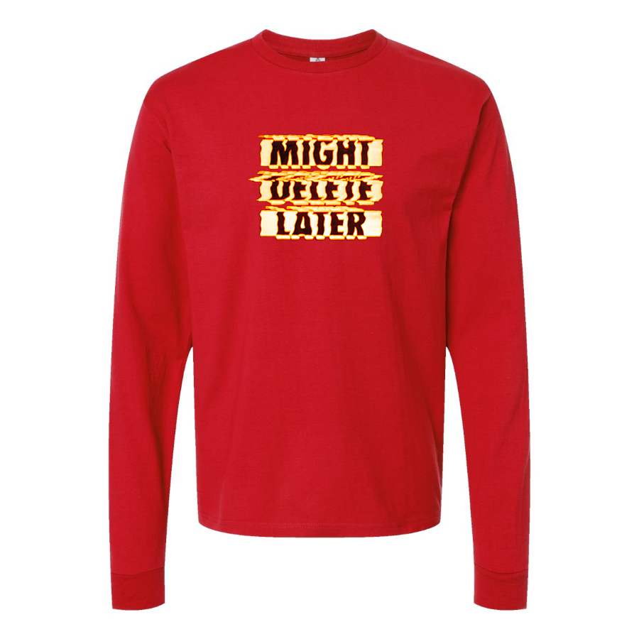 Youth's Might Delete Later - J Cole Long sleeves T-Shirt