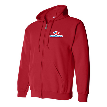 Men's Bank Of America Zipper Hoodie