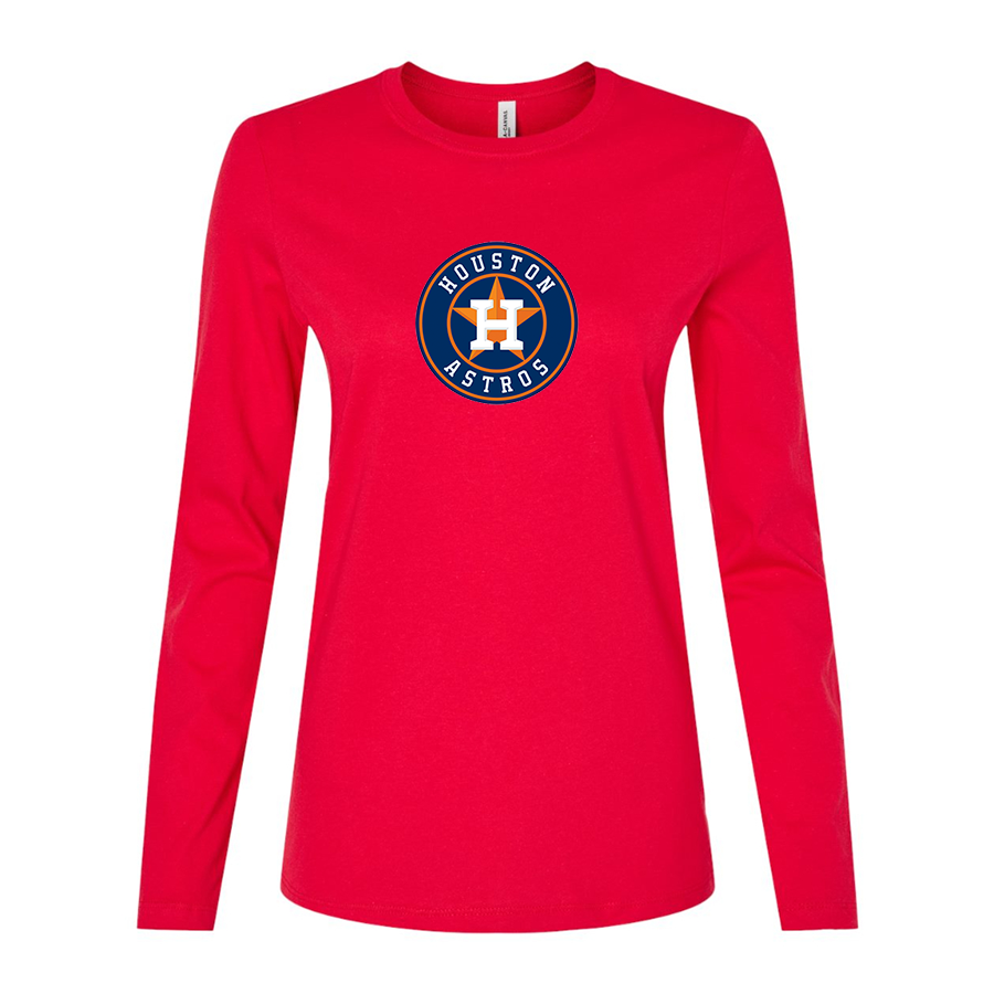 Women's Houston Astros  Long Sleeve T-Shirt