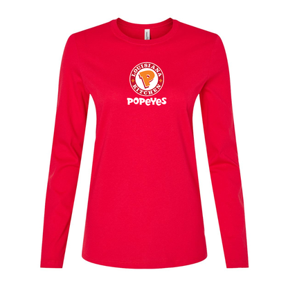 Women's Popeyes Louisiana Kitchen Long Sleeve T-Shirt