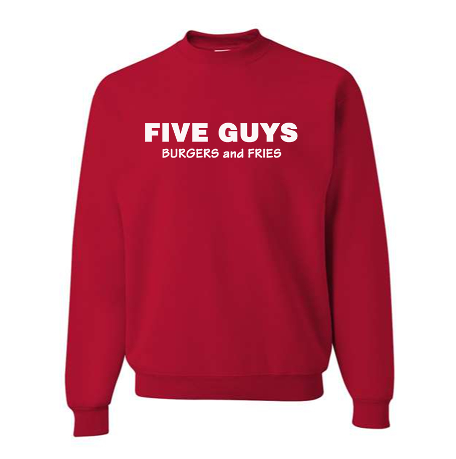 Men's Five Guys  Crewneck Sweatshirt