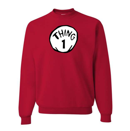 Men's Dr. Suess Thing 1 Crewneck Sweatshirt