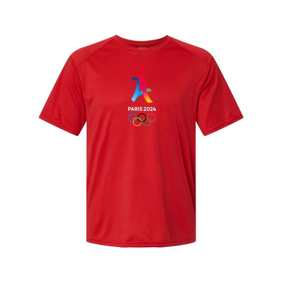 Youth Paris 2024 Olympics Performance T-Shirt